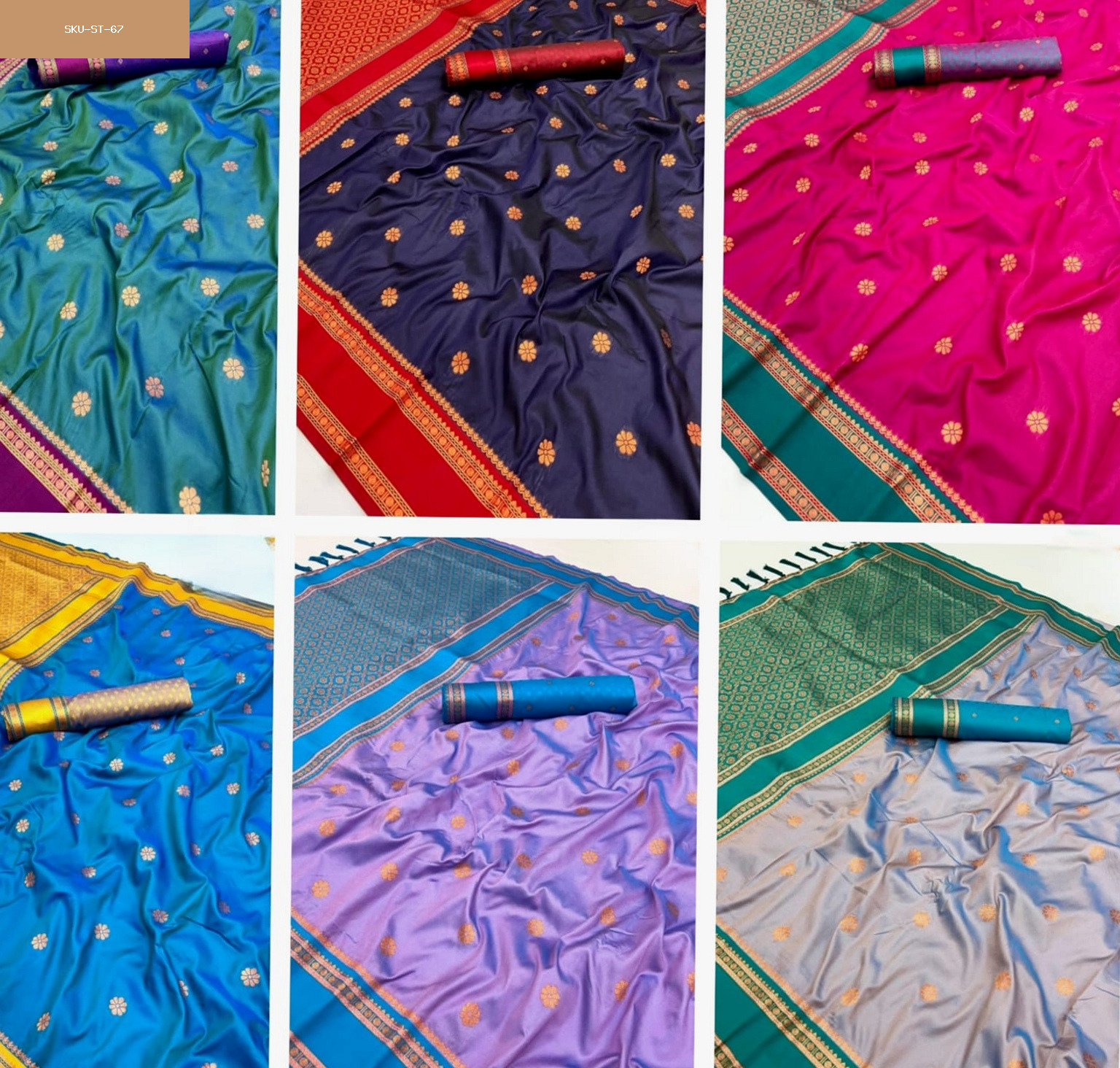 Fancy Soft silk dual tone